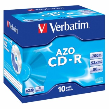 CD-R Verbatim CD-R AZO Crystal 700 MB (10 gb.)