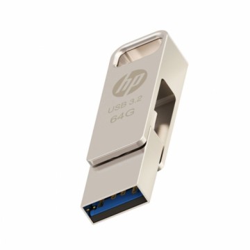 USB Zibatmiņa HP Tērauds 64 GB