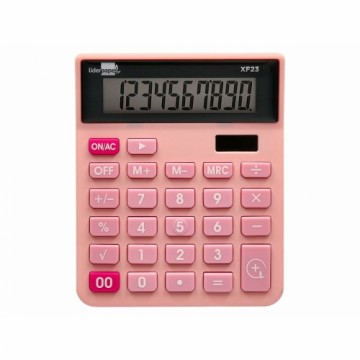 Kalkulators Liderpapel XF23 Rozā Plastmasa