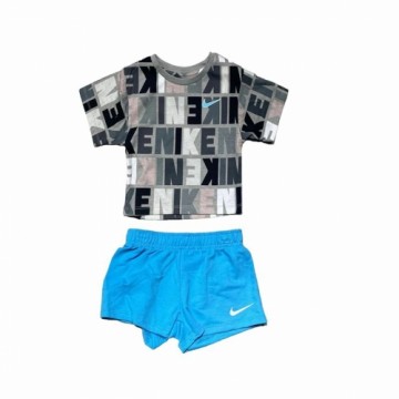 Bērnu Sporta Tērps Nike  Knit Short Zils
