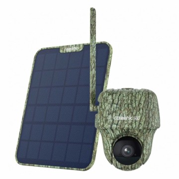 Reolink Go Series G450 4G Wildkamera mit Solar Panel 2 8MP (3840x2160), Akku-/Solarbetrieb, IP64-Wetterschutz, 360° Rundumsicht, Erkennung von Tieren