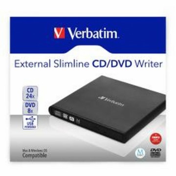 Ārējais Ierakstītājs Verbatim Slimline CD/DVD 24x
