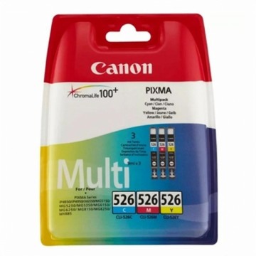 Oriģinālais Tintes Kārtridžs Canon CLI-526 C/M/Y Ciāns/Fuksīns/Dzeltens 9 ml x 3