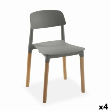 Krēsls Versa Pelēks 45 x 76 x 42 cm (4 gb.)