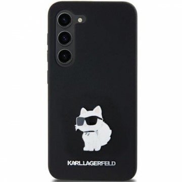 Karl Lagerfeld KLHCSA55SMHCNPK A55 A556 czarny|black hardcase Silicone Choupette Metal Pin