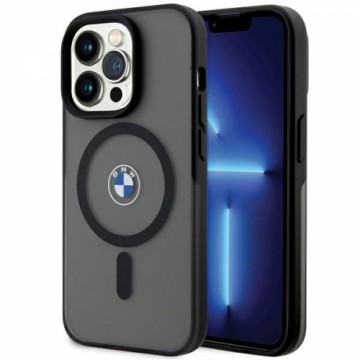 BMW BMHMP15LDSLK iPhone 15 Pro 6.1" czarny|black hardcase IML Signature MagSafe