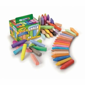 Floor chalks Crayola Maxi Разноцветный Моющийся 48 Предметы 17 x 13 x 12 cm