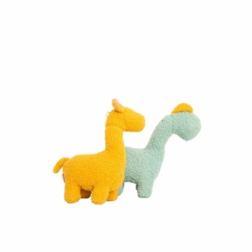 Плюшевый Crochetts Bebe Жёлтый Динозавр Жираф 30 x 24 x 10 cm 2 Предметы