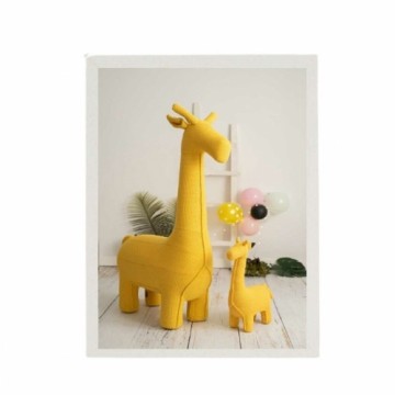 Glezna Crochetts Daudzkrāsains 33 x 43 x 2 cm Žirafe