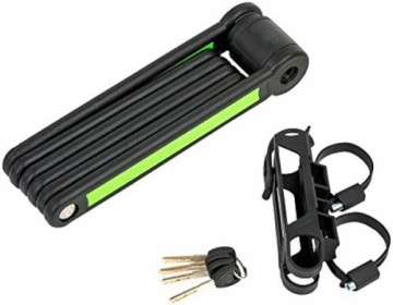 Author Foldable lock AUL FlexGuard-6 l.840mm (black/green)