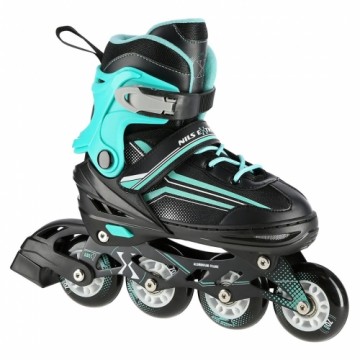 NILS EXTREME NH18190 2IN1 SKATES BLACK/BLUE SIZE. L (39-43) WITH INTERCHANGEABLE HOCKEY SKATES