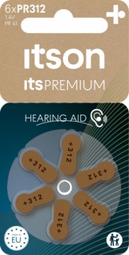 itson itsPREMIUM hearing aid battery PR312IT/6RM