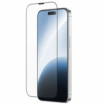 Evelatus Pilna pārklājuma  2.5D  Stikls priekš Apple iPhone 15 Plus Anti-Statisks/ Japāņu līme Melns