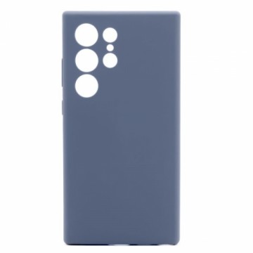 Connect Премиум Magsafe Мягкого Прикосновения Силиконовый чехол Samsung Galaxy S24 Ultra (S928B) Полноч Синий