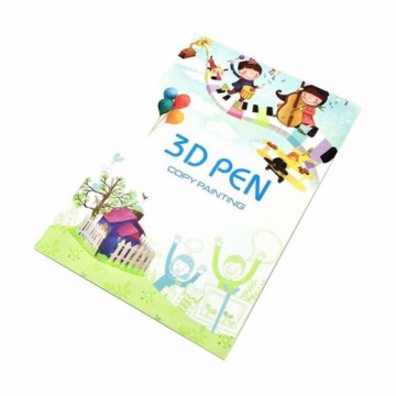 iLike S5 Zīmējumu grāmata priekš 3D drukas pildspalvas figūru veidošanai un apmācībām 40 figūras
