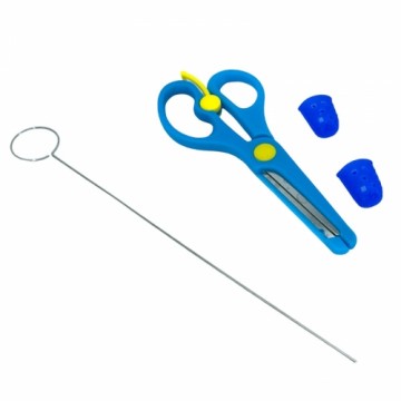 Набор аксессуаров iLike S3 3 в 1 для 3D ручки - Чистящая игла / Ножницы / 2 защиты на палец