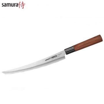 Samura OKINAWA Универсальный Кухонный нож для Нарезки Tanto 230mm из AUS 8 Японской стали 59 HRC