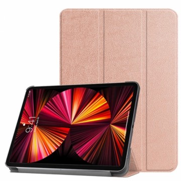iLike Tri-Fold Тонкий Эко-кожанный Чехол Книжка Apple iPad 10.9'' 10t Gen (2022) Розовато Золотой