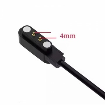 iWear CH2 Унивенсальная USB Кабельная зарядка для Смарт часов 2-pin 4mm магнитная