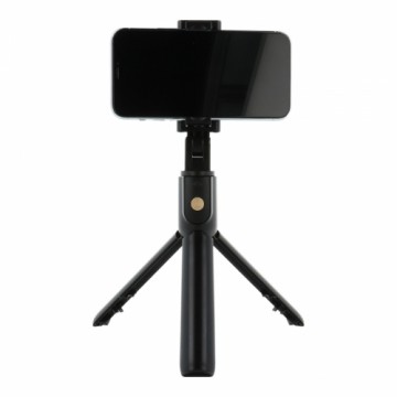 CP K07 2in1 Selfie Stick & Video WEB Call Table Tripod ar bezvadu slēgšanas pogu pagarinājums līdz 70cm Melns