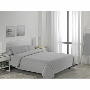 Комплект чехлов для одеяла Alexandra House Living Lyon Жемчужно-серый 105 кровать 4 Предметы
