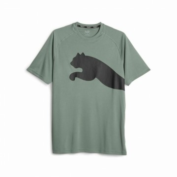 Vīriešu Krekls ar Īsām Piedurknēm Puma 523863 44 Zaļš (M)