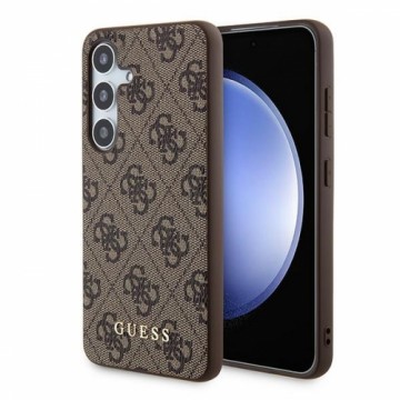 Guess GUOHCSA35G4GFBR A35 A356 brązowy|brown hardcase 4G Metal Gold Logo