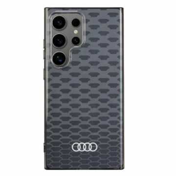 Audi IML Pattern MagSafe Case S24 Ultra S928 czarny|black hardcase AU-IMLMS24U-Q5|D3-BK