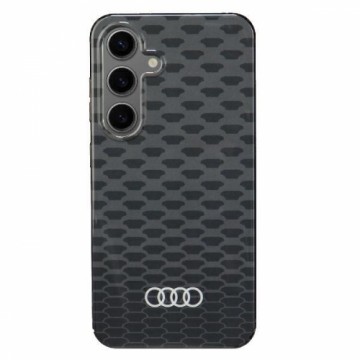 Audi IML Pattern MagSafe Case S24 S921 czarny|black hardcase AU-IMLMS24-Q5|D3-BK