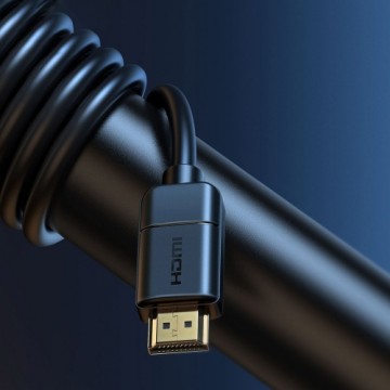 Baseus HDMI 2.0 cable 4K 30 Hz 3D HDR 18 Gbps 8 m black (CAKGQ-E01)