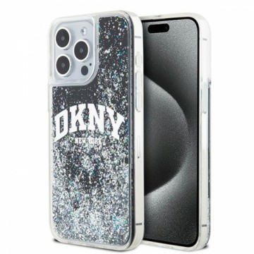 DKNY DKHCP15XLBNAEK iPhone 15 Pro Max 6.7" czarny|black hardcase Liquid Glitter Big Logo
