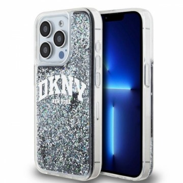 DKNY DKHCP15LLBNAEK iPhone 15 Pro 6.1" czarny|black hardcase Liquid Glitter Big Logo