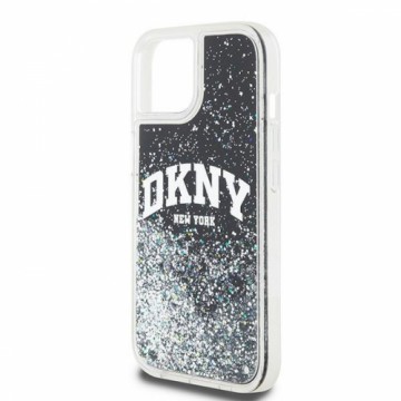 DKNY DKHCP12MLBNAEK iPhone 12 Pro|12 6.1" czarny|black hardcase Liquid Glitter Big Logo