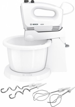 Bosch   Mixer CleverMixx MFQ2600X Mixer with bowl, 400 W, Number of speeds 4, Turbo mode, White