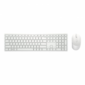 Dell   Dell Pro Wireless Keyboard and Mouse - KM5221W - US International (QWERTY) - White