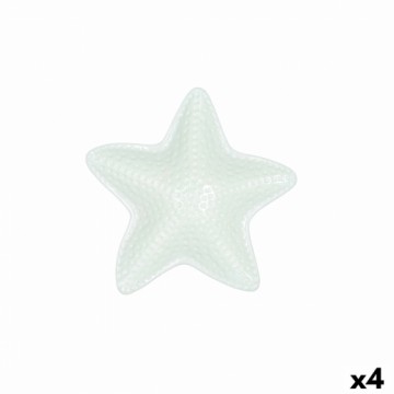 Блюдо Quid Kaleido Зеленый Керамика Звезда 16 x 16 x 3,5 cm (4 штук)