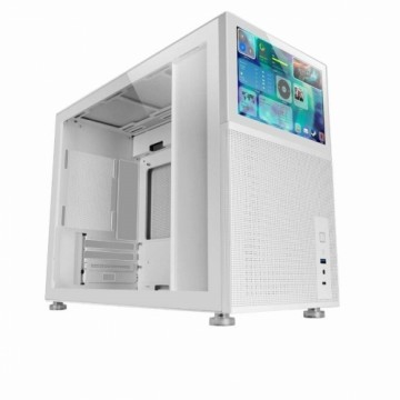 Блок полубашня ATX Galileo Mars Gaming MC-LCD Белый