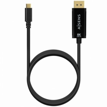USB-C uz Display Porta Adapteris Aisens A109-0688 Melns 80 cm