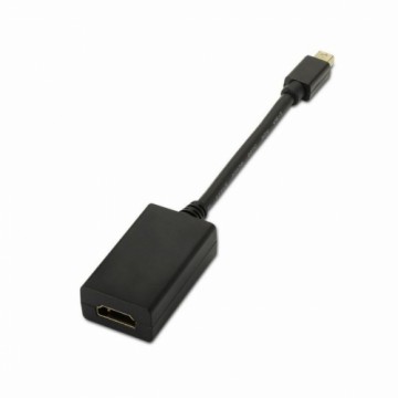 Mini Display Port uz HDMI Adapteris Aisens A125-0137 Melns 15 cm
