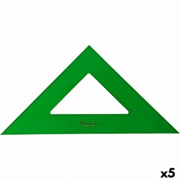 Iestatīts kvadrāts Faber-Castell Zaļš 16 cm (5 gb.)