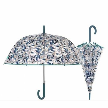 Automātisks lietussargs Perletti Caurspīdīgs Mikrošķiedra Ø 89 cm Augu lapa