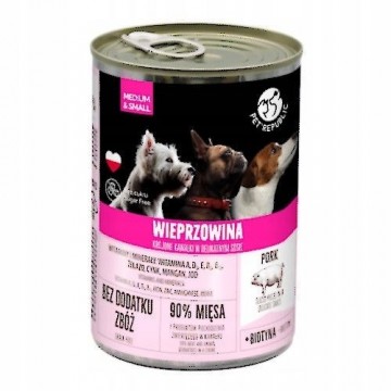 Petrepublic PET REPUBLIC Adult Medium & Small Pork - wet dog food - 400g