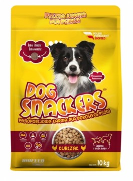 BIOFEED Dog Snackers Adult medium & large Chicken - dry dog food - 10kg
