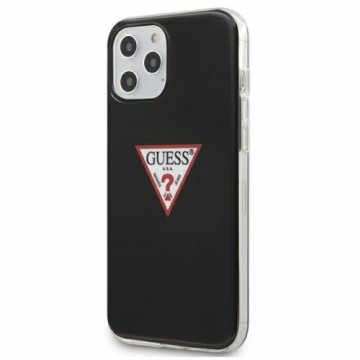 Guess GUHCP12MPCUCTLBK iPhone 12|12 Pro 6,1" czarny|black hardcase Triangle Collection