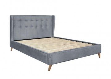 Halmar ESTELLA  160 cm bed grey