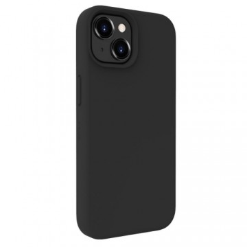 Evelatus Premium Magsafe Mīksta pieskāriena silikona maks - vāciņš Apple iPhone 15 Plus Melns