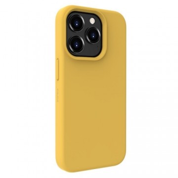 Evelatus Premium Magsafe Mīksta pieskāriena silikona maks - vāciņš Apple iPhone 15 Pro Max Dzeltens