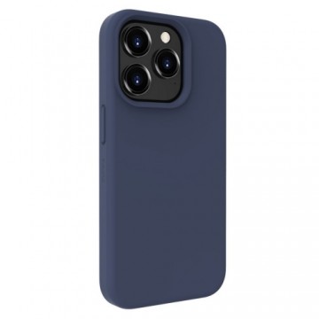 Evelatus Premium Magsafe Mīksta pieskāriena silikona maks - vāciņš Apple iPhone 15 Pro Max Pusnakts Zila