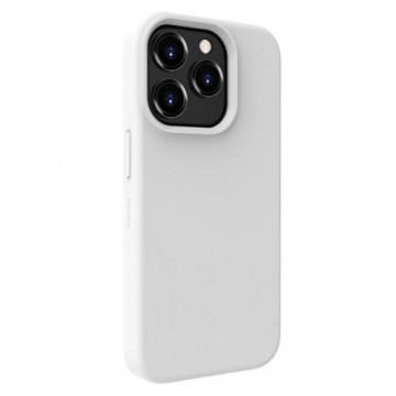 Evelatus Premium Magsafe Mīksta pieskāriena silikona maks - vāciņš Apple iPhone 15 Pro Max Balta