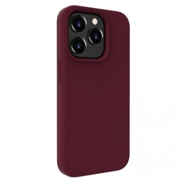 Evelatus Premium Magsafe Мягкого прикосновения силиконовый чехол-крышка Apple iPhone 15 Pro Бордовый